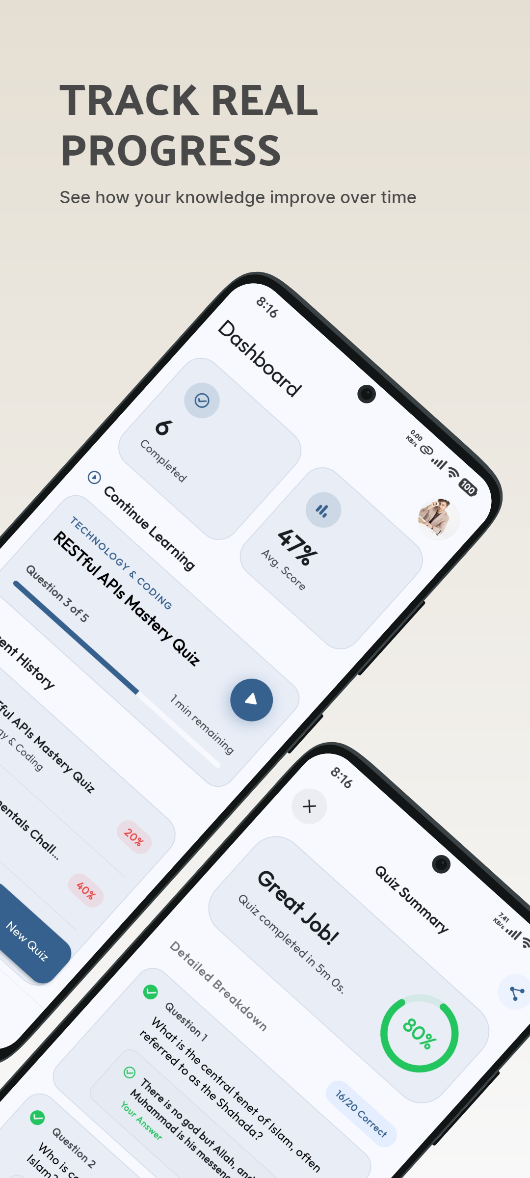 RapidVal AI Quiz Screen 4